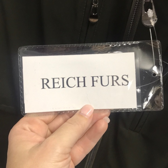 Reich Fur vest Military green Rex rabbit - Picture 3 of 5